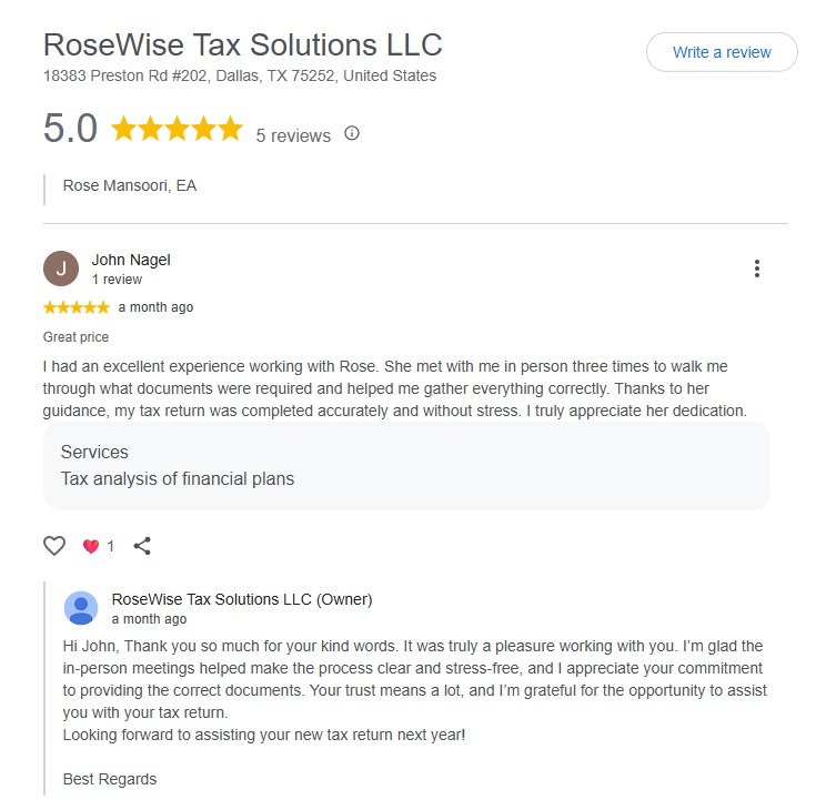 RoseWise Tax Solutions LLC gallery 4
