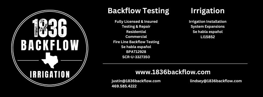 1836 Backflow and Irrigation Design